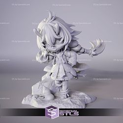 Bailu Chibi STL Files Honkai Star Rail 3D Print