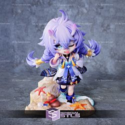 Bailu Chibi STL Files Honkai Star Rail 3D Print