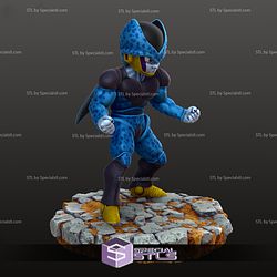 Cell Jr Standing 3D Printing Model Dragonball 3D Model