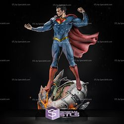 Superman Henry Cavill Flying 3D Print STL 3D Model