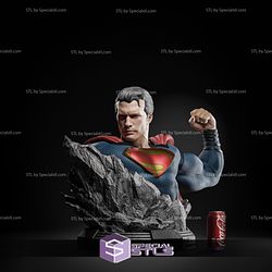 Superman Henry Cavill Flying Bust 3D Print STL 3D Model