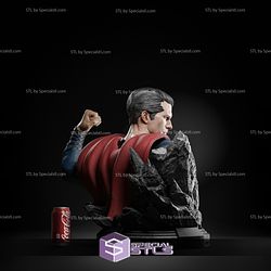 Superman Henry Cavill Flying Bust 3D Print STL 3D Model