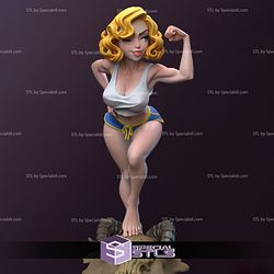 Vault Girl 3D Model Fallout STL Files