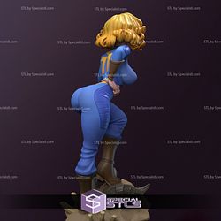 Vault Girl 3D Model Fallout STL Files