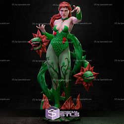Poison Ivy and Monster Flower STL Files DC 3D Print
