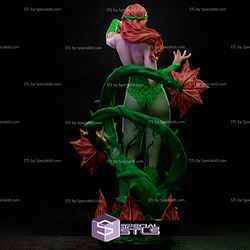 Poison Ivy and Monster Flower STL Files DC 3D Print