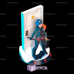 Ramona Flowers and Scott Pilgrim 3D Print STL 3D Model