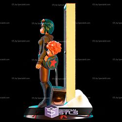 Ramona Flowers and Scott Pilgrim 3D Print STL 3D Model