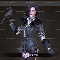 Yennefer and NSFW The Witcher 3D Model STL Files