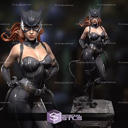 Catwoman Anna Taylor Joy with Mask 3D Model