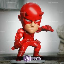 Chibi STL Collection - Daredevil 3D Model