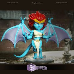 Chibi STL Collection - Demona Chibi 3D Print Gargoyles STL Files