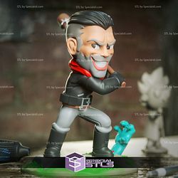 Chibi STL Collection - Negan Smith Walking Dead 3D Model