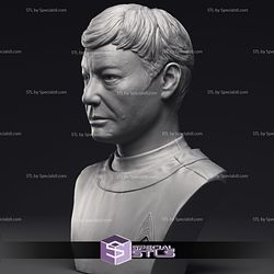 DeForest Kelley as Dr Leonard McCoy Bust 3D Print STL