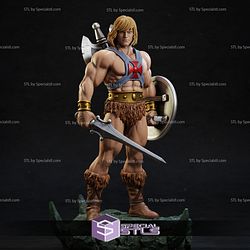 He-Man Standing V3 3D Print STL 3D Model