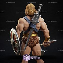 He-Man Standing V3 3D Print STL 3D Model
