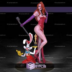 Jessica Rabbit and NSFW 3D Model STL Files