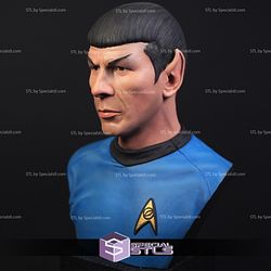 Leonard Nimoy as Mr Spock Bust 3D Print STL