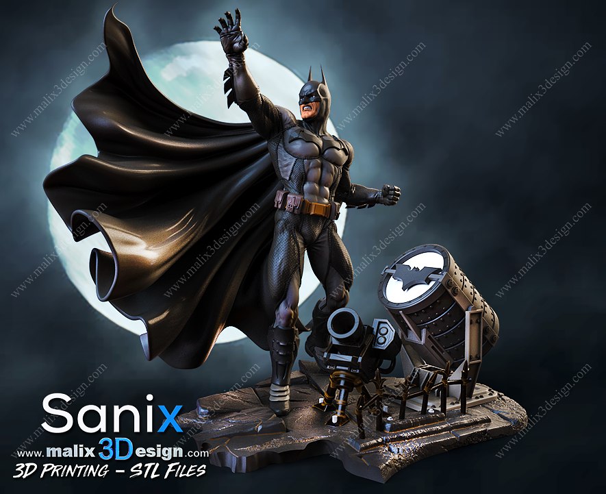 Batman and Bat Signal V2 from DC