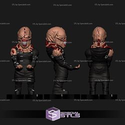 Nemesis Resident Evil Cellphone and Joystick Holder STL Files