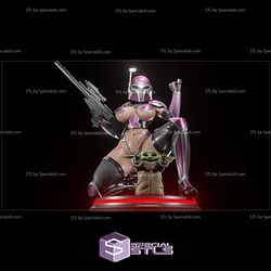 NSFW Collection - Mandalorian Girl and Grogu 3D Print STL