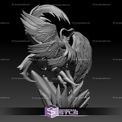 Angewomon and LadyDevimon STL Files Digimon