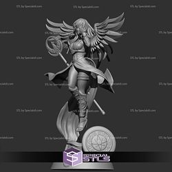 Athena Flying STL Files Saint Seiya 3D Print