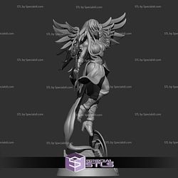 Athena Flying STL Files Saint Seiya 3D Print