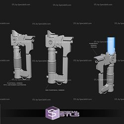 Cosplay STL Files Ezra Bridger Lightsaber