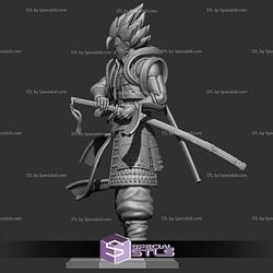 Gogeta Samurai STL Files Dragonball