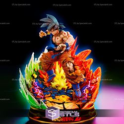Goku Namek Power STL Files Diorama Dragonball