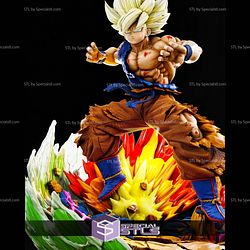 Goku Namek Power STL Files Diorama Dragonball