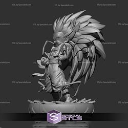 Gotenks SSJ3 Full Power STL Files Dragonball