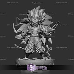 Gotenks SSJ3 Full Power STL Files Dragonball