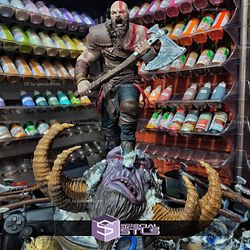 Kratos God Of War Ragnarok - STL 3D print files