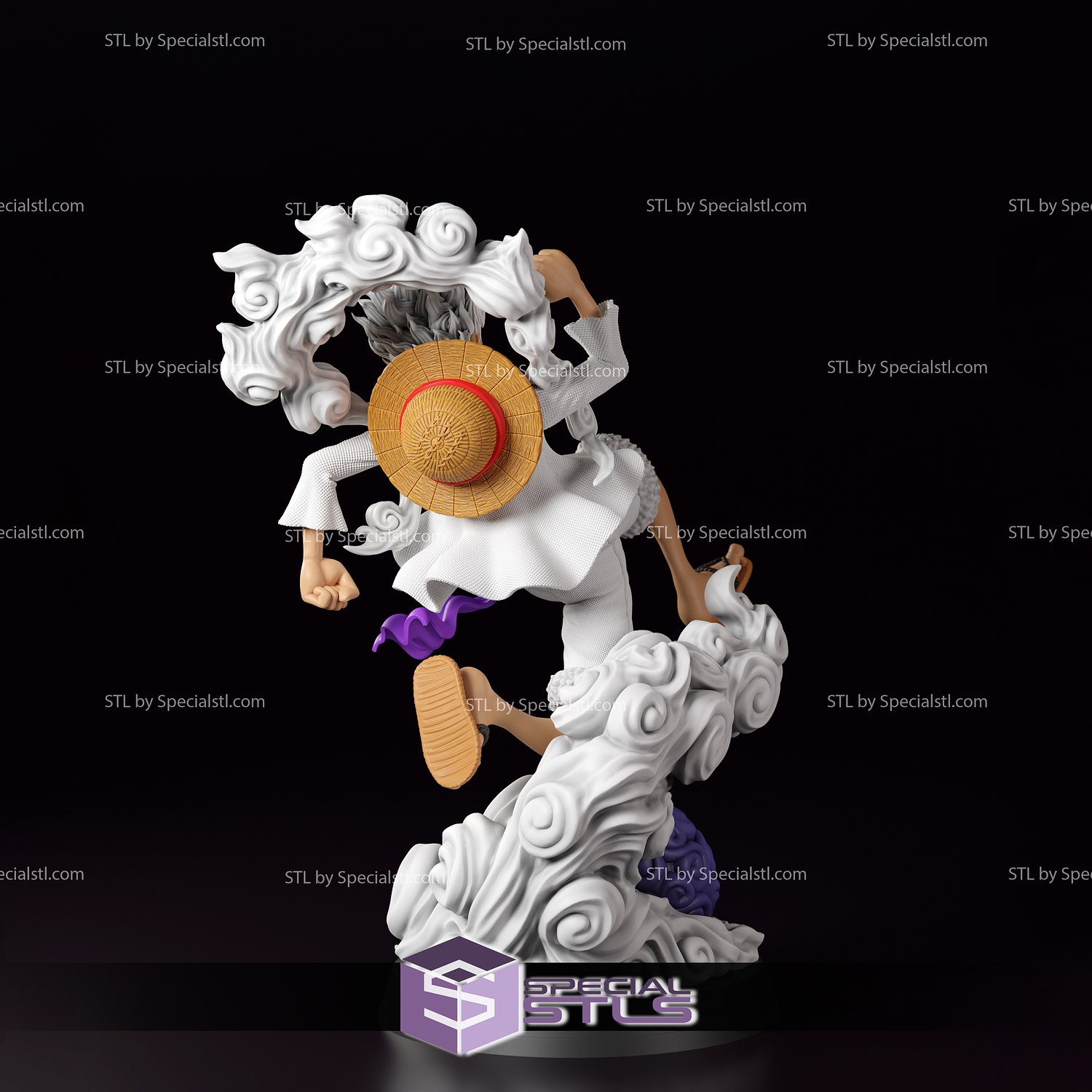 STL file Luffy Gear 5 Nika ⚙️・3D printer design to download・Cults