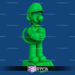 Luigi Lamp STL Files