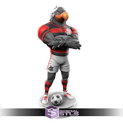Mascot Flamengo STL Files 3D Printable