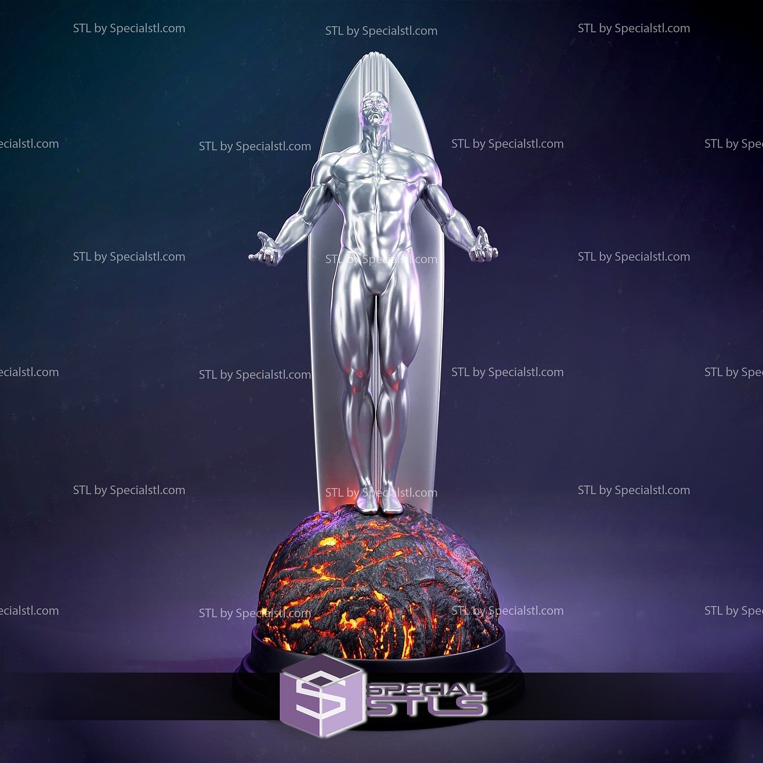 SILVER SURFER (all 3 Version) - STL Files