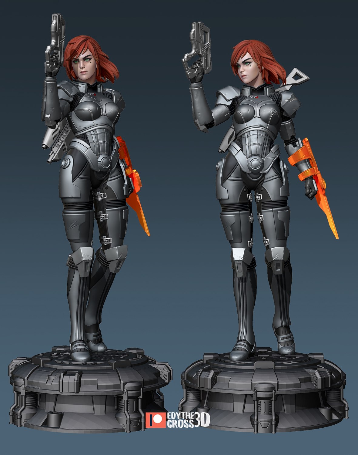 Female Shepard V2 From Mass Effect
