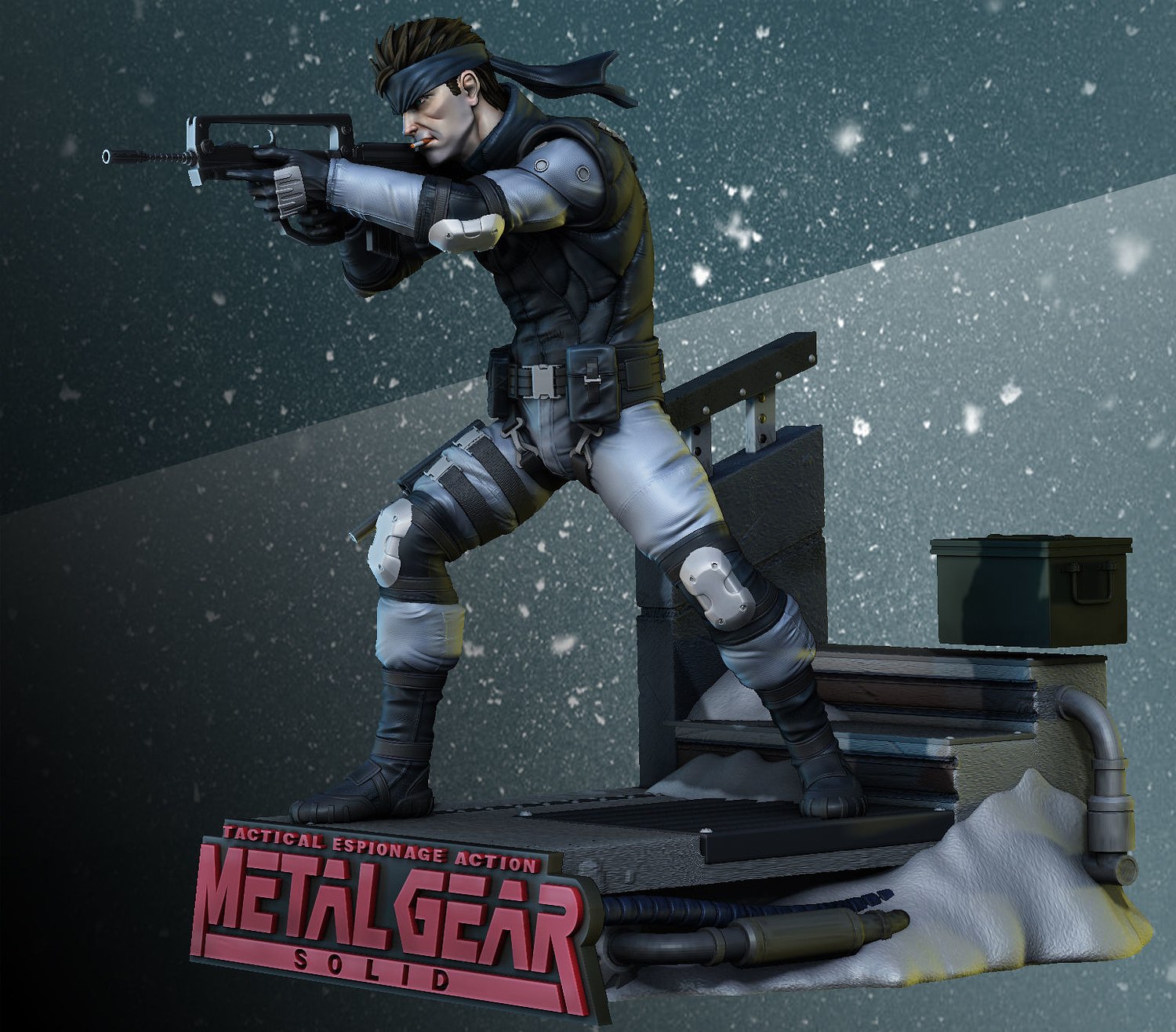 Solid Snake From Metal Gear Solid