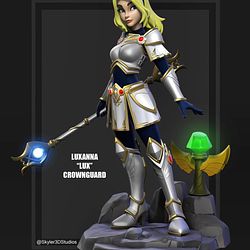 Lux Classic Skin Stylized From League of Legends