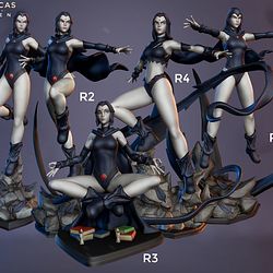 Raven Various Pose From DC