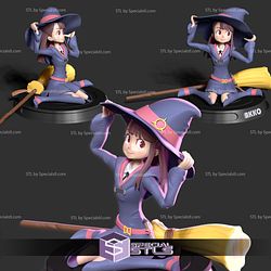 Akko Little Witch STL Files 3D Print