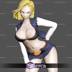 Android 18 Sexy Basic Pose STL Files