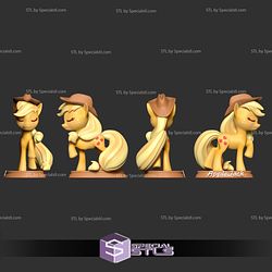 AppleJack Little Pony Ready to 3D Print