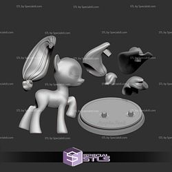 AppleJack Little Pony Ready to 3D Print