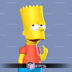 Bart Simpson Bad Finger STL Files