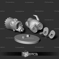 Bart Simpson Bad Finger STL Files