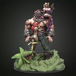 Bane Poison Ivy and Harley Quinn Diorama